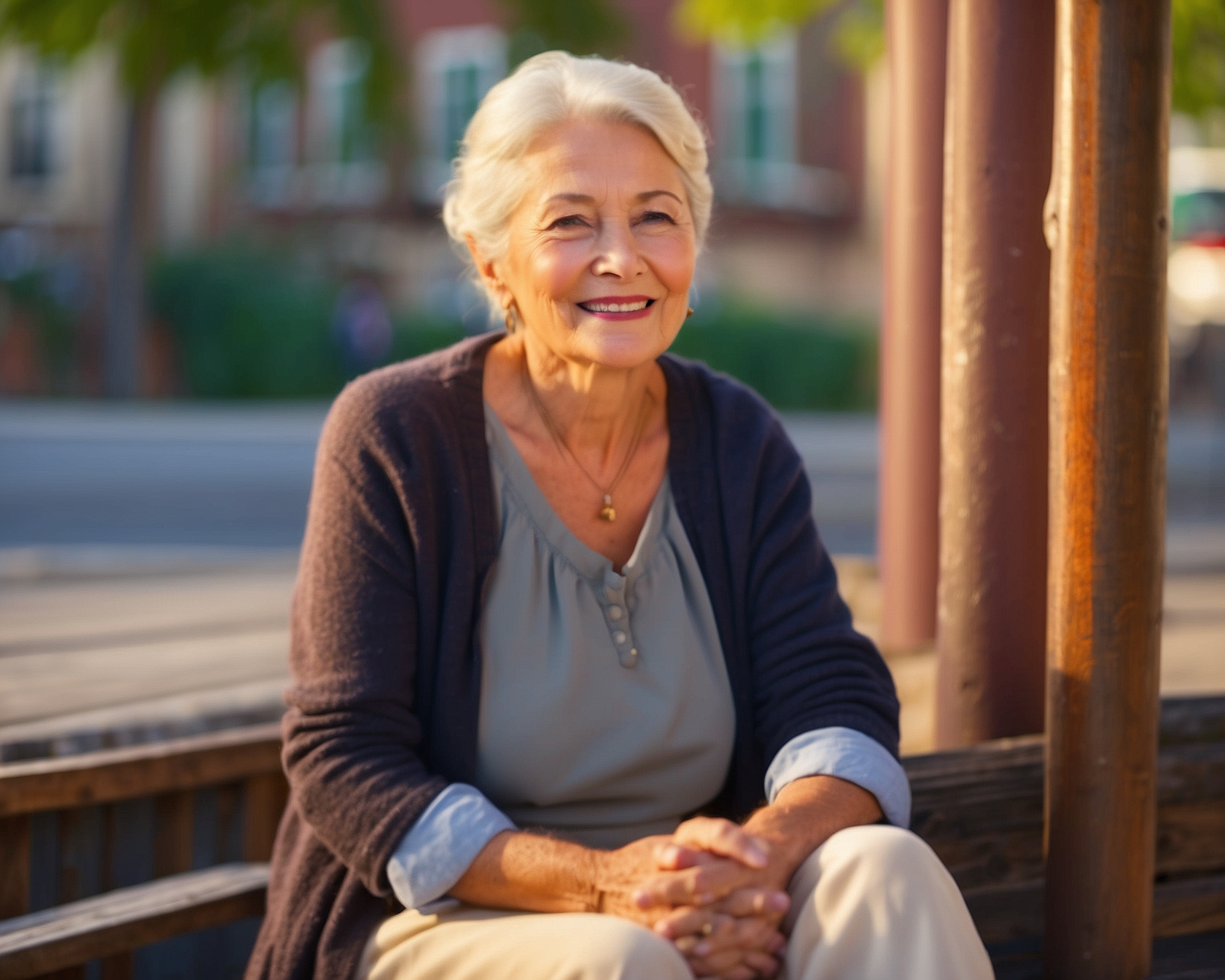 A senior person with a calm, steady expression, seated in meditation, illustrating the benefits of emotional regulation gained through practice.